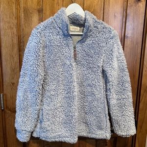 Original Weatherproof Vintage Sherpa quarter zip pullover. Women’s.